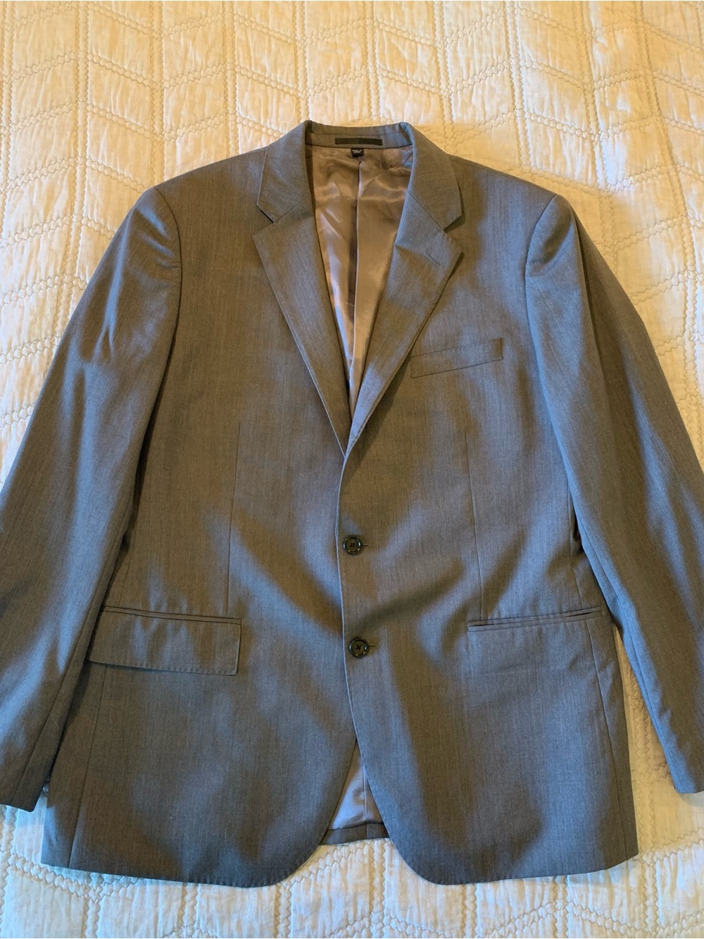 J. Crew Ludlow Men's Gray Loro Piana Superfine Wool Suit Jacket 44R